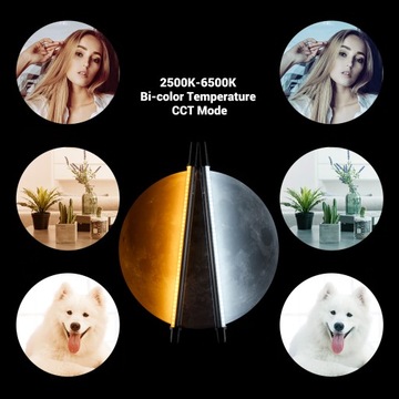 Godox TL60 Полноцветный ламповый светильник RGB 2500K-6500K