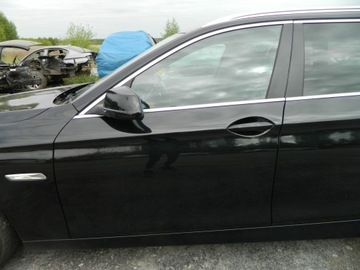 BMW F10 F11 DRZWI LEWE LEWY PRZÓD PRZEDNIE 475 BLACK SAPPHIRE
