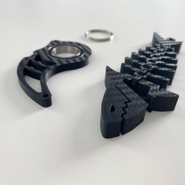 KEYRAMBIT KEYSPINNER Ключница karambit ЧЕРНАЯ