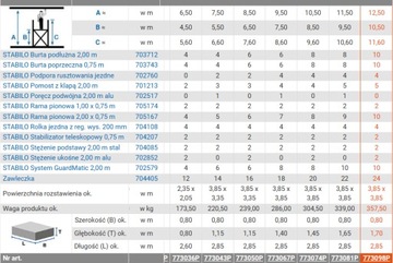 АЛЮМИНИЕВЫЕ ЛЕСА KRAUSE STABILO 100. ПОДВИЖНЫЙ 12,50М