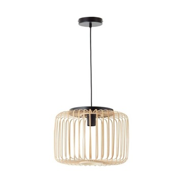 Lampa wisząca Pecan czarno-beżowa E27