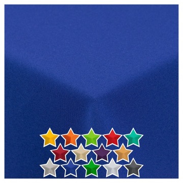 ЭЛЕГАНТНАЯ ГЛАДКАЯ КРУГЛАЯ СКАТЕРТЬ КРУГ ВАСИЛЬК Ø140