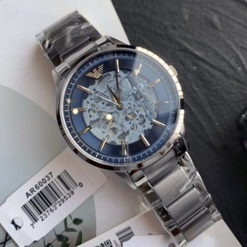 +GRAWER Emporio Armani Zegarek męski EMPORIO ARMANI SKELETON AUTOMATIC AR60