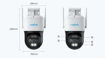 Купольная IP-камера Reolink TrackMix Wifi 8 Мп