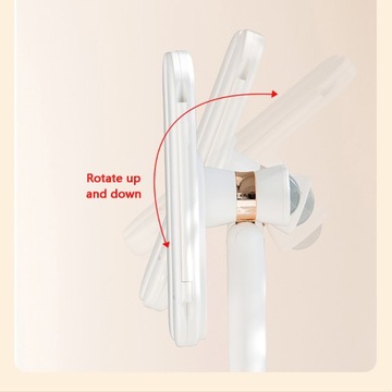 Складное косметическое зеркало со светодиодной подсветкой.