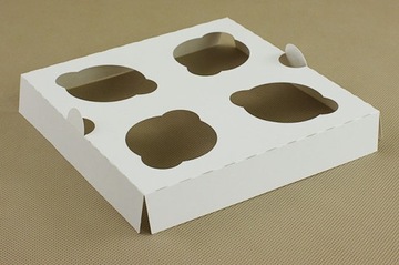 Wkład do pudełka na 4 muffinki 18x18x3