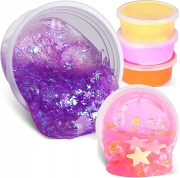 БОЛЬШОЙ НАБОР SLIME ДЛЯ ИЗГОТОВЛЕНИЯ SLUTS XXL — ГОТОВЫЙ СЛАЙМ 140 в 1