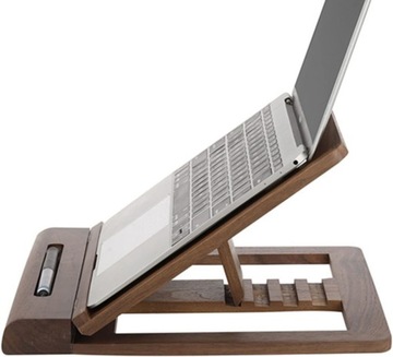 for Desk Wood, 4-Adjustable Height,Portable Laptop