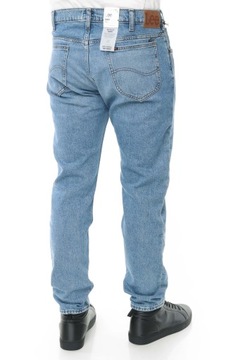 LEE RIDER spodnie męskie zwężane jeansy W38 L34