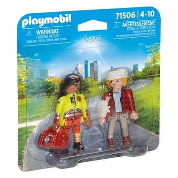 PLAYMOBIL 71506 MY LIFE Sanitariusz z pacjentem