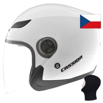 KASK CLASSIC LED ODBLASK DŁUGA SZYBA CASSIDA XS