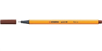 1 x Cienkopis STABILO POINT 88/45 BRĄZOWY 0,4 mm