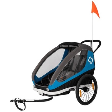 Przyczepka rowerowa hamax Traveller Twin Petrol Bl