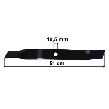 NÓŻ TNĄCY AL-KO 51 CM SILVER 51/520/5200/B/BR/BRV