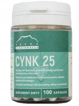 Pikolinian cynku 125mg 100 kapsułek NANGA