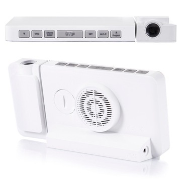 РАДИО СИГНАЛИЗАЦИЯ С ОГРОМНЫМИ ЦИФРАМИ, ЖК-дисплеем 4,4 СМ С ПРОЕКТОРОМ