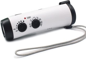 Radio korbowe, przenone radio solarne, awaryjne
