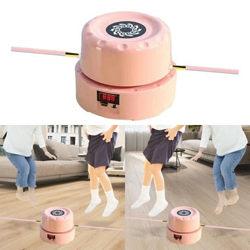 Умная скакалка с электронным отключением звука для взрослых, розового цвета