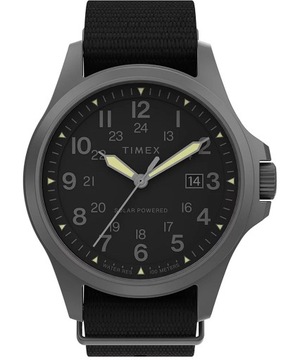 Zegarek Timex TW2V03800 Solarny Pasek NATO Czarny