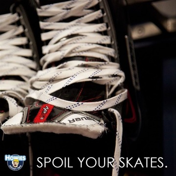 Вощеные шнурки для коньков HOWIES 244см STRONG