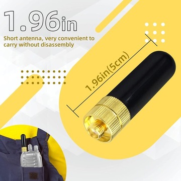 Retevis RT805s Двунаправленная радиоантенна SMA-F