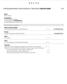 Volvo XC60 II 2026 VOLVO XC60 BLACK-EDITION B5 AWD, zdjęcie 12