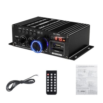 УСИЛИТЕЛЬ ДЛЯ BLUETOOTH РАДИО FM ДИНАМИКИ