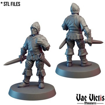Assembled Village Guards - x8 - 3dmonkeypl