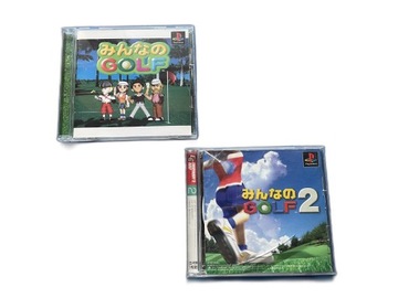 Minna no Golf 1 + 2 - Zestaw NTSC-J