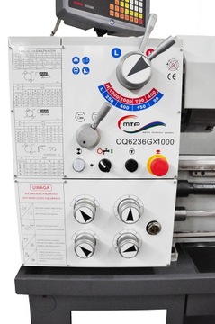 УНИВЕРСАЛЬНЫЙ ТОКАРНЫЙ СТАНОК ПО МЕТАЛЛУ MTP 360x1000 ПРОПУСК 52 ММ ЦИФРОВЫЕ ИНДИКАТОРЫ
