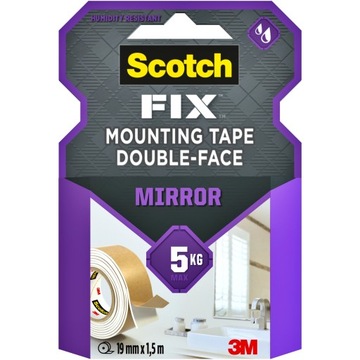 Tasma Dwustronna Montazowa SCOTCH do Luster 1,5m