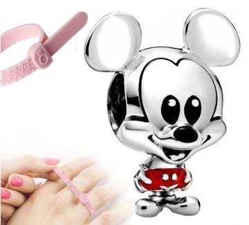 Charms Myszka Mickey Srebro925 Zawieszki Charms + Pandora Miarka Jubilerska