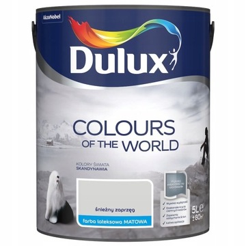 Dulux Kolory Świata Śnieżny Zaprzęg 5l