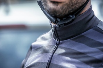 Rogelli STRIPE мужская утепленная велосипедная толстовка