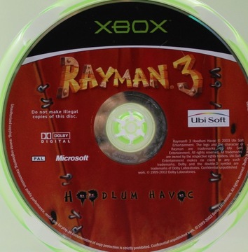 RAYMAN 3 HOODLUM HAVOC XBOX