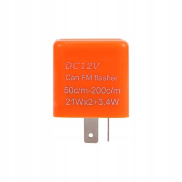 2PIN LED PRZEKAŹNIK MOTOCYKLI WYSOKOPRĄDOWY 12V