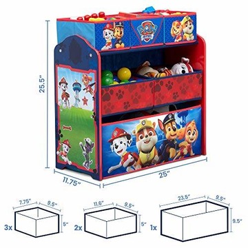 НАБОР PAW PATROL СТОЛ СТУЛЬЯ ОРГАНИЗАТОР ПОЛКА