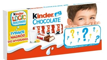 KINDER CHOCOLATE batoniki mleczne w czeko. 100g