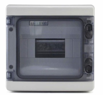 Rozdzielnica hermetyczna 1x8 8P IP65 8-MODUŁOWA