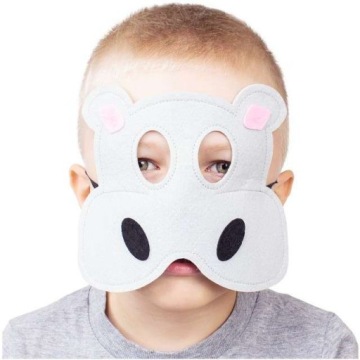 МАСКА HIPPOMA из фетра HIPPOPOTA бегемот