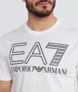 EA7 Emporio Armani t-shirt 6RPT03 PJFFZ 1100 biały XXL