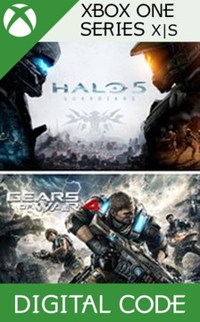Zestaw Gears of War 4 i Halo 5: Guardians ** KLUCZ XBOX **