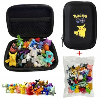 Коллекция фигурок Pokemon Pikachu, 24 штуки + футляр