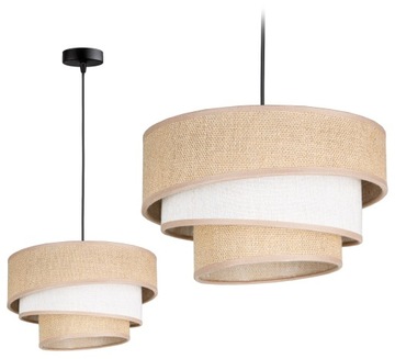LAMPA SUFITOWA PLAFON ŻYRANDOL EDISON BOHO LED