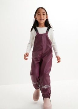 SPODNIE OCIEPLANE PRZECIWDESZCZOWE BONPRIX 104/110