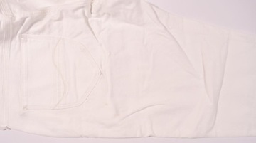 LEE ogrodniczki WHITE jeans BIB LOGGER _ M