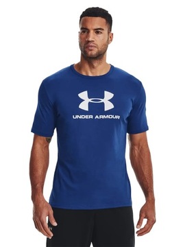 KOSZULKA MĘSKA UNDER ARMOUR T-SHIRT SZYBKOSCHNĄCA BAWEŁNA SPORT 1329590-471