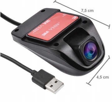 Регистратор для вождения, DVR F HD, радио, камера Android