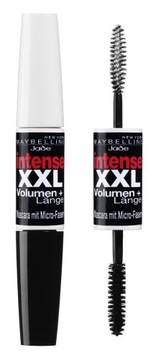 MAYBELLINE XXL Volume+Lenght Micro-Fibre Intense Mascara tusz do rzęs Black