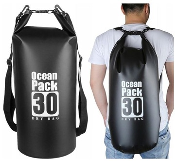 БОЛЬШАЯ ВОДОНЕПРОНИЦАЕМАЯ ПАРУСНАЯ СУМКА 30 Л ДЛЯ РЮКЗАК ВМЕСТИМОСТИ КАЯКА